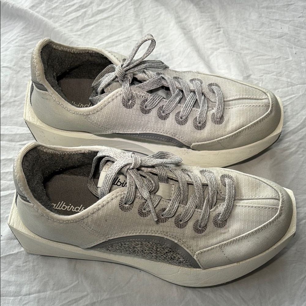 Y2K Allbirds Sneakers runners neutral Grey - Picture 5 of 8
